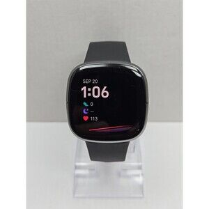 Fitbit Sense FB512 Smartwatch GPS ECG SpO2 Sleep Heart Rate Tracker - No Charger